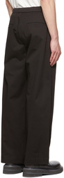 AMOMENTO Black Drawstring Trousers