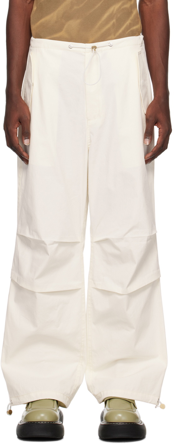 Dion Lee Beige Toggle Parachute Trousers Dion Lee
