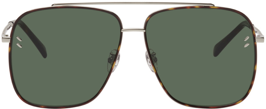 Stella McCartney Silver Falabella Square Sunglasses Stella  display picture 2