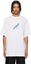 JERIH White Bluebird T-Shirt
