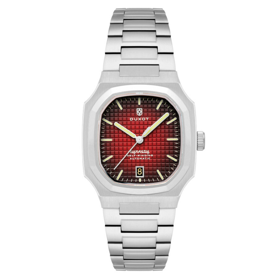 Duxot Colmar Automatic Red Dial Mens Watch DX-2069-11