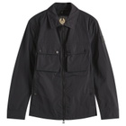 Belstaff Men's Alpha Nylon Tourer Overshirt in Black