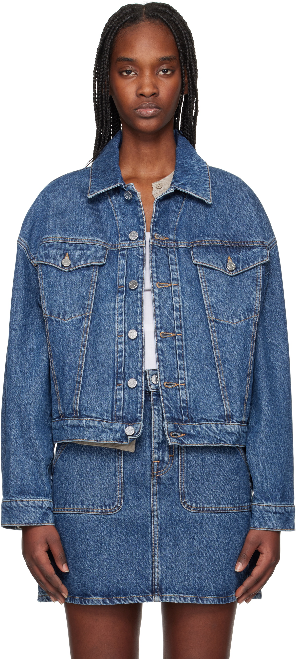 Filippa K Blue Relaxed Jean Denim Jacket