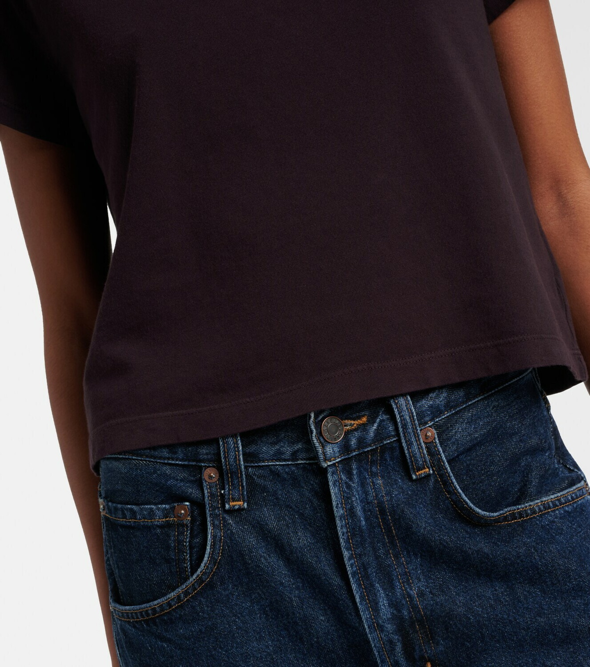 Agolde Adine cotton jersey T-shirt