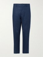 NN07 - Aden 1454 Straight-Leg Linen Suit Trousers - Blue