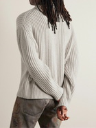 John Elliott - Capri Ribbed Wool and Cashmere-Blend Sweater - Neutrals