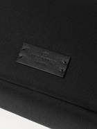 VALENTINO - Valentino Garavani Leather-Trimmed Canvas Wash Bag