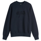 A.P.C. Women's Ethan Logo Sweatshirt in Dark Navy