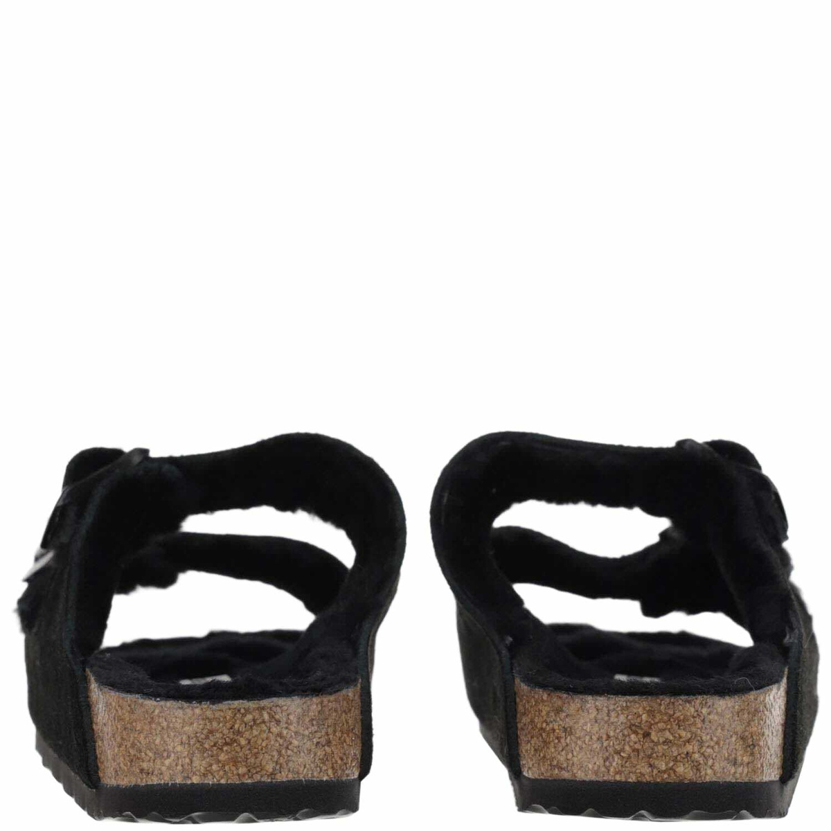 Birkenstock Arizona Suede And Shearling Sandals