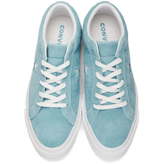 Blue sale suede converse