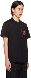 mastermind JAPAN Black & Red Check T-Shirt