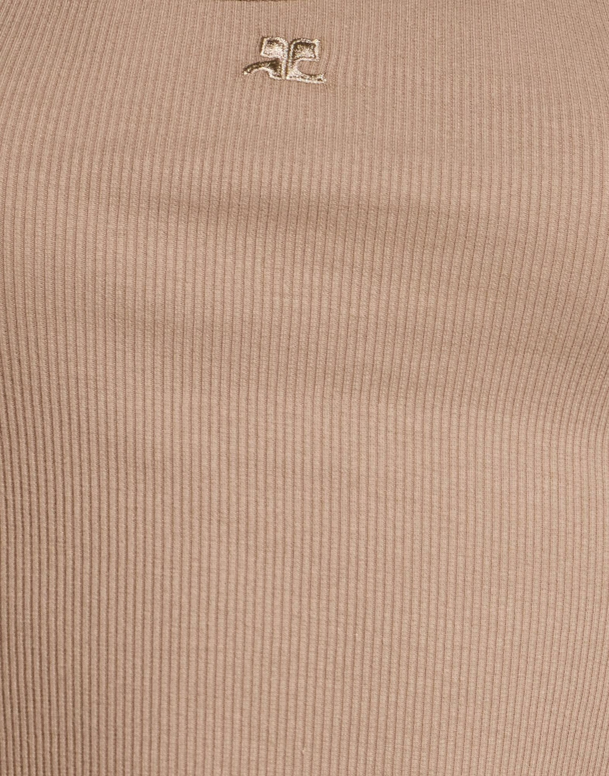 Courrèges Womens Top Light brown