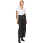 rag and bone Black Jumbo Jet Belt