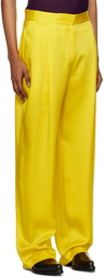 ARTURO OBEGERO SSENSE Exclusive Yellow Trousers