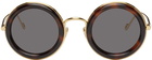 Loewe Tortoiseshell Round Sunglasses