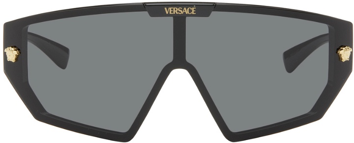 Photo: Versace Black Medusa Horizon Sunglasses