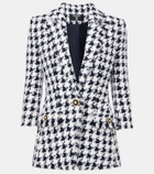 Balmain Houndstooth tweed blazer