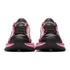 Dolce and Gabbana Pink and Black Super Queen Sneakers
