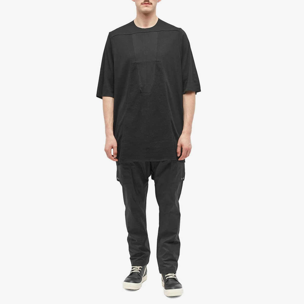 Rick Owens Men's Luxor T-Shirt in Black Rick Owens