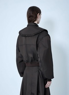 GANNI Duchesse Nylon Bomber Jacket