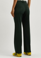 Wales Bonner Iris Wool-blend Trousers Green Dark