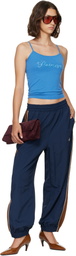 WILLY CHAVARRIA Navy 'Bad Boy' Track Pants