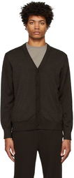 Theory Brown Wool Cardigan