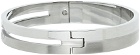 Hugo Silver E-Cut Bracelet