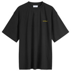 Off-White Men's Tape Arrow Skate T-Shirt in Black/Citrus