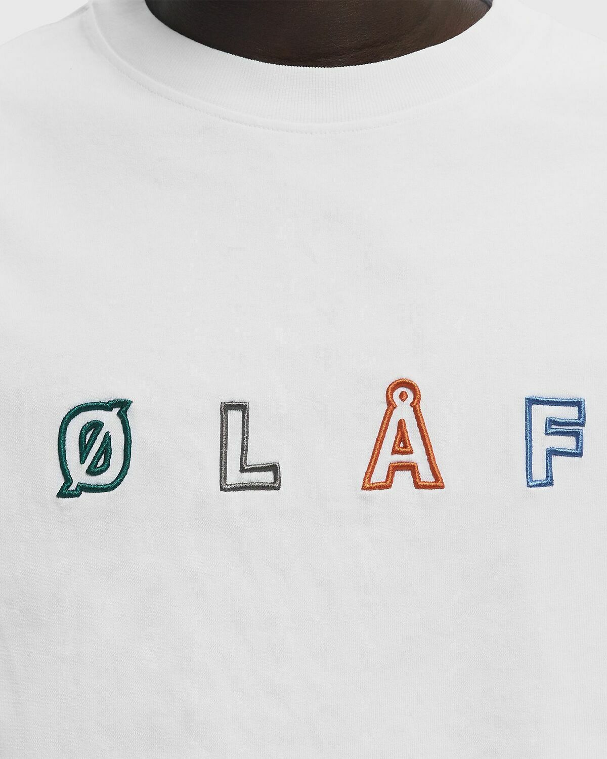 ØLÅF SANS EMBRO LOGO TEE White Mens Shortsleefe