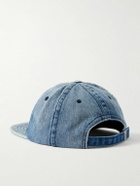 Rhude - Logo-Embroidered Denim Baseball Cap