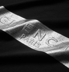 GIVENCHY - Metallic Logo-Embossed Cotton-Jersey T-Shirt - Black