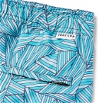 Thorsun - Titan Mid-Length Printed Swim Shorts - Blue