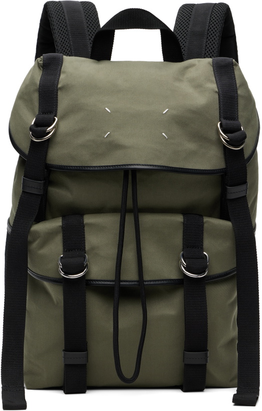 Photo: Maison Margiela Khaki High Tech Medium Backpack