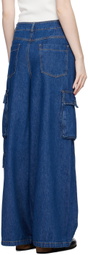 The Frankie Shop Blue Hailey Jeans