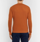 Loro Piana - Garment-Dyed Ribbed Cashmere Sweater - Men - Orange