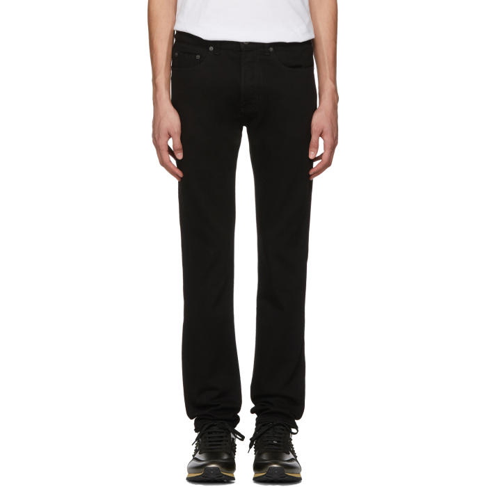 Photo: Valentino Black Stud Slim Jeans 