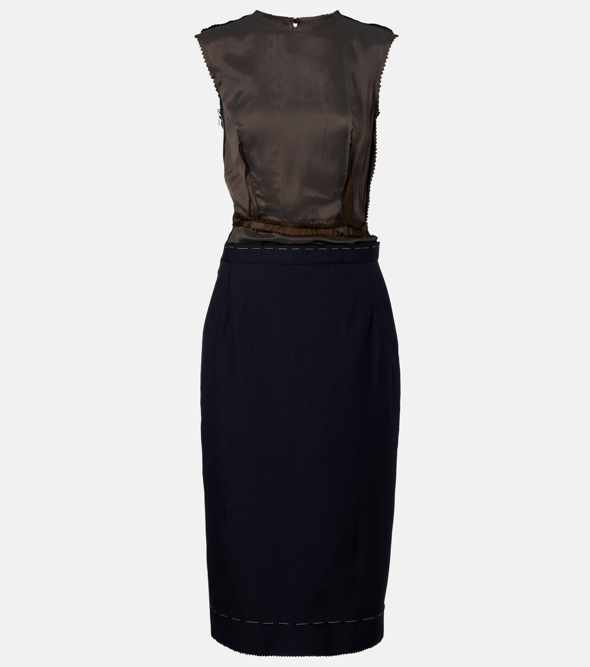 Maison Margiela Twill midi dress