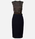 Maison Margiela Twill midi dress