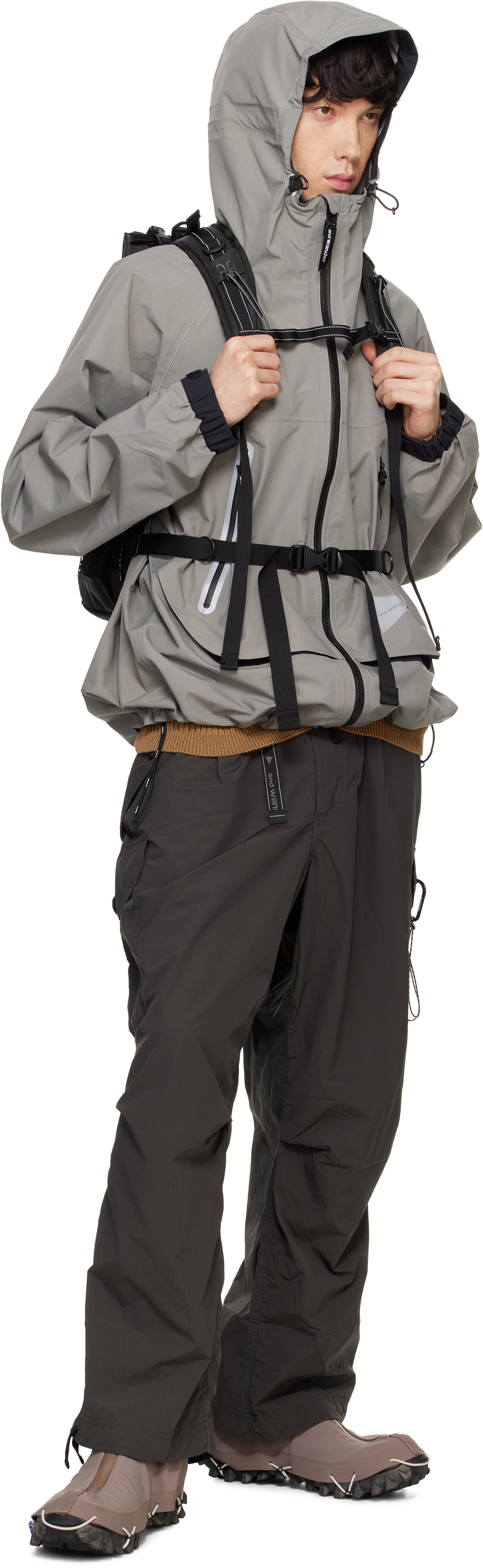 and wander Black ECOPAK 30L Backpack