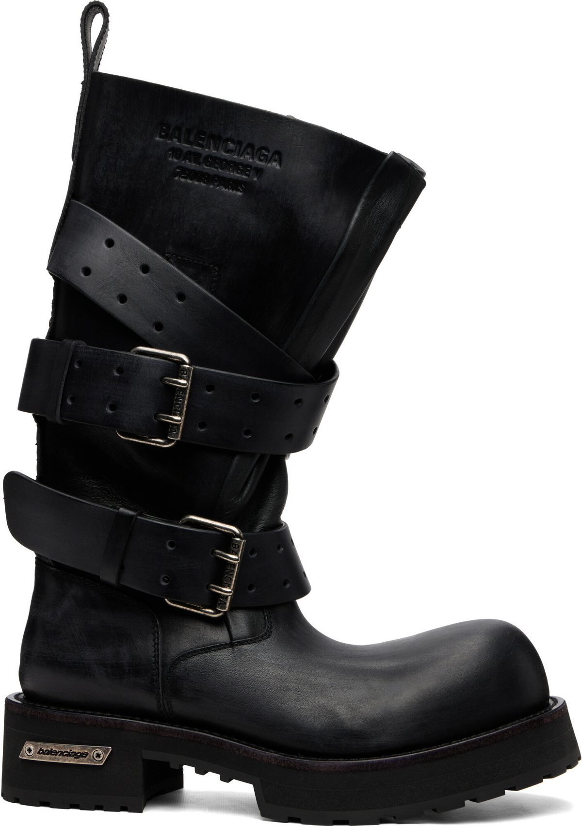 Balenciaga Black Venom High Boots
