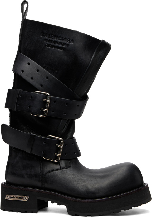 Photo: Balenciaga Black Venom High Boots
