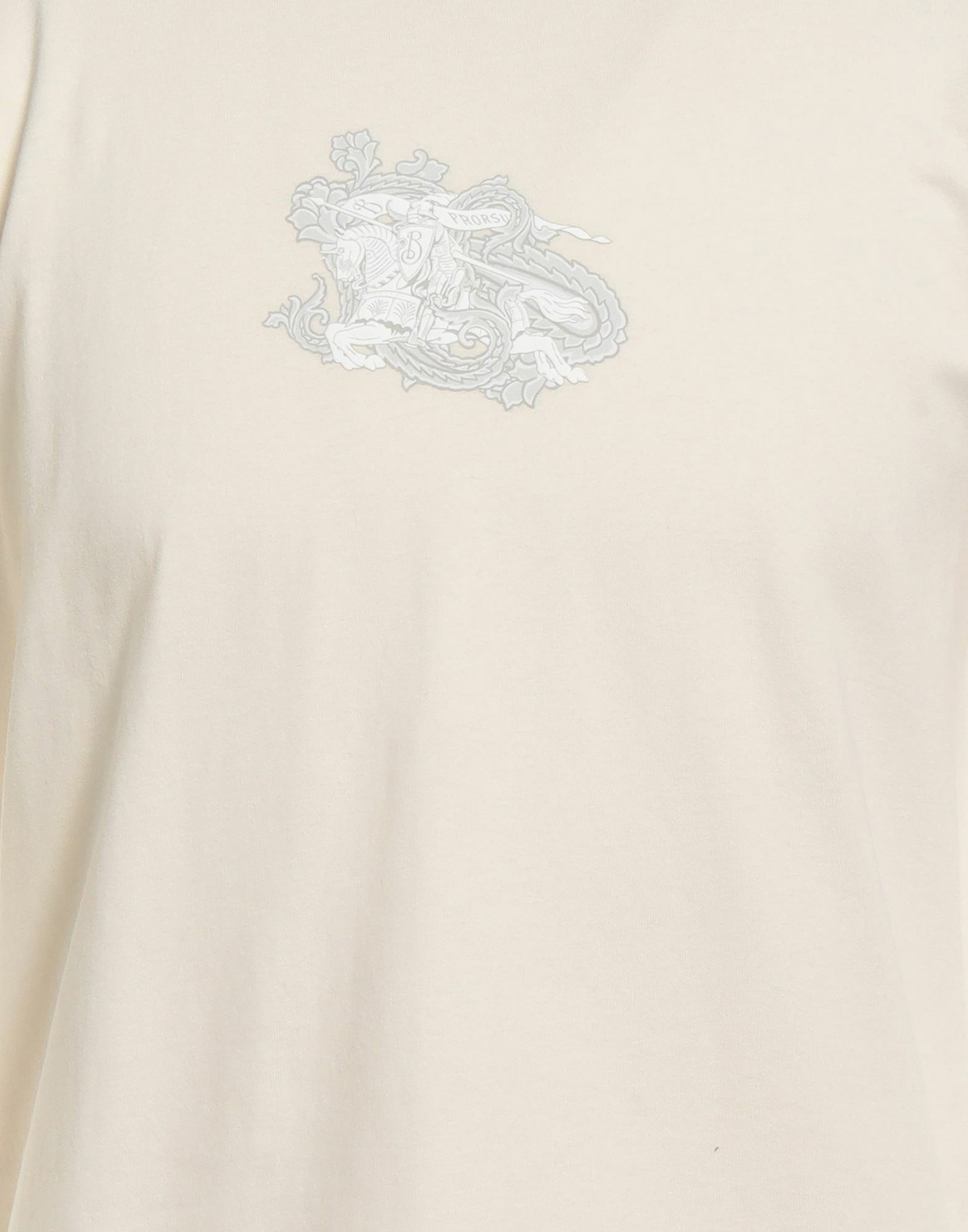 Burberry Mens T-shirt Cream