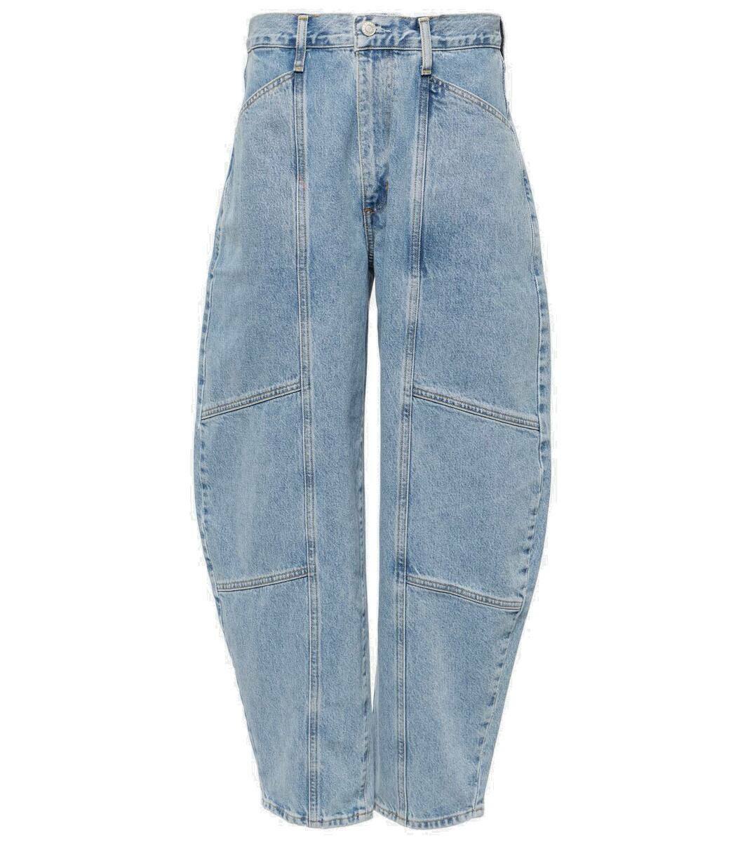 Agolde Mara high-rise barrel-leg jeans AGOLDE