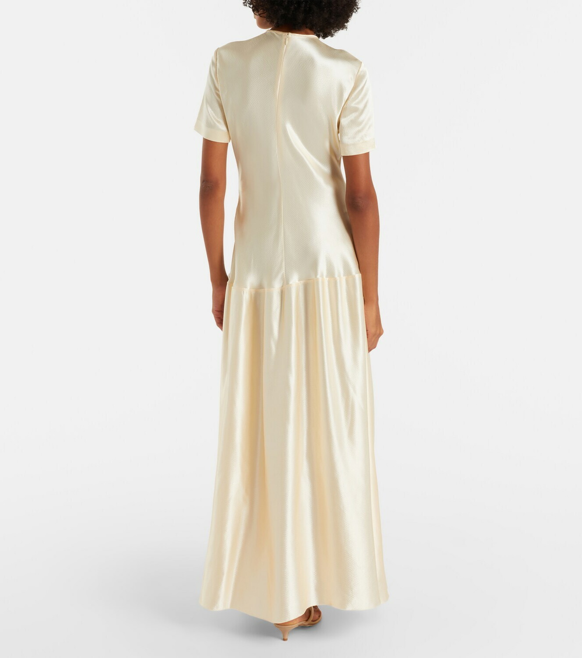 Fforme Clodia satin maxi dress