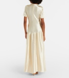 Fforme Clodia satin maxi dress