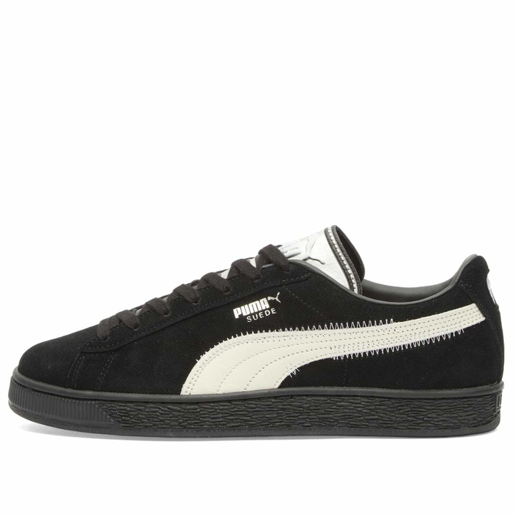Photo: END. x Puma Suede Sneaker in Puma Black/Warm White