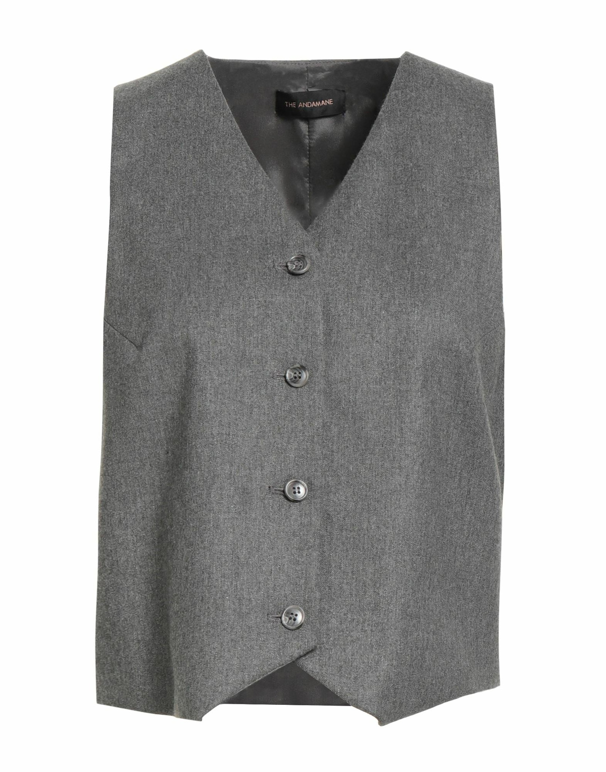 The Andamane Womens Tailored Vest in Grey