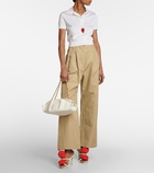 Loewe - Silk-blend cropped sweater