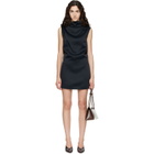 KHAITE Black Astor Minidress